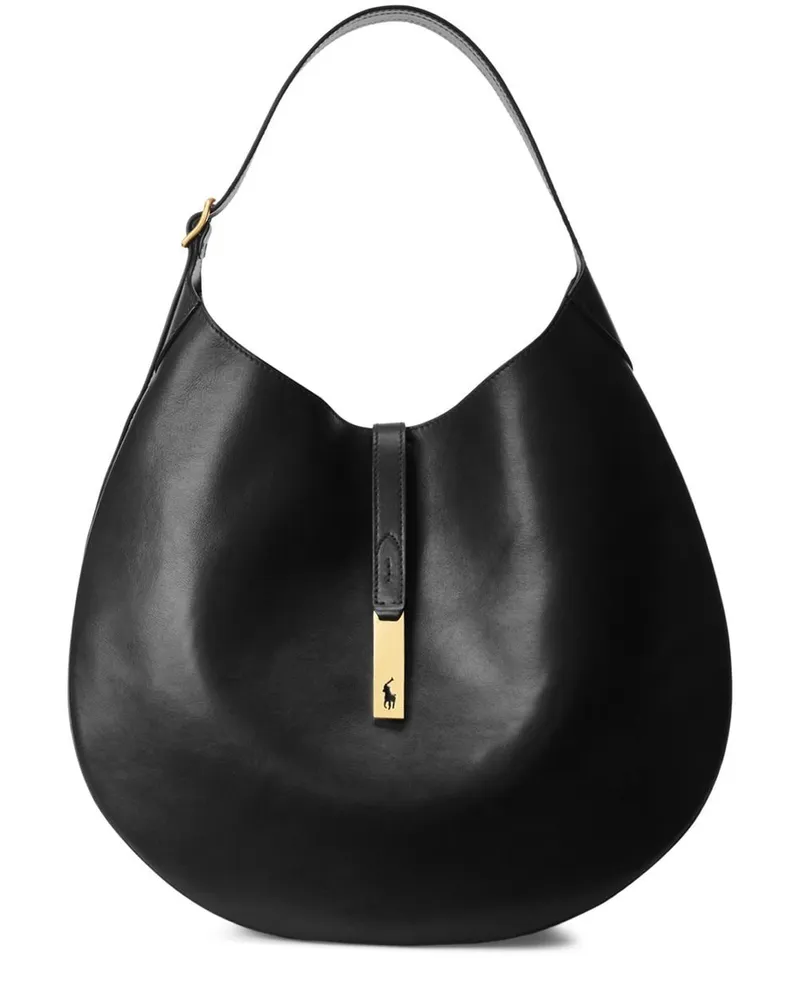 Ralph Lauren Klassische Schultertasche - Schwarz Schwarz