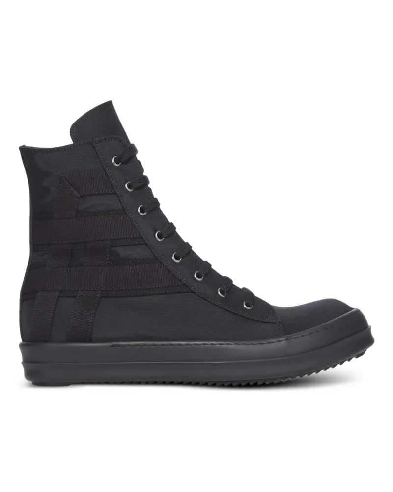 DRKSHDW by Rick Owens Vegan Sneaks high-top panelled sneakers - Schwarz Schwarz