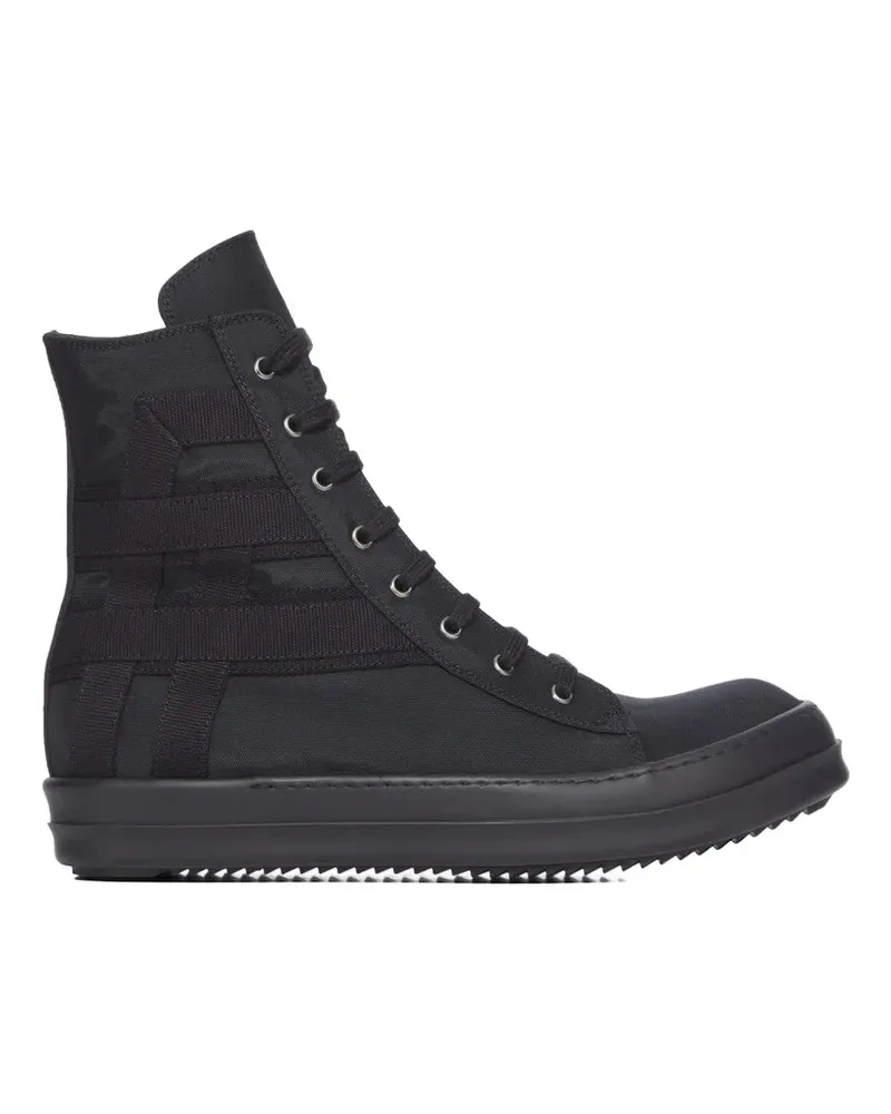 DRKSHDW by Rick Owens Vegan Sneaks high-top panelled sneakers - Schwarz Schwarz