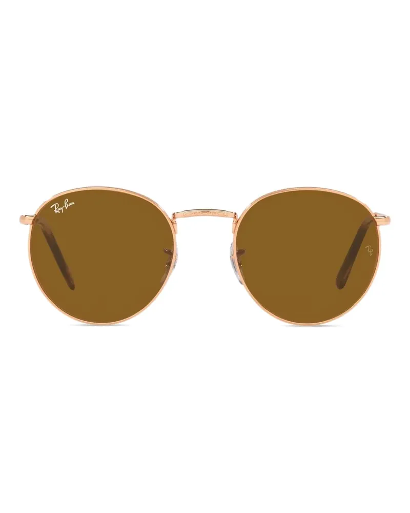 Ray Ban New Round Sonnenbrille - Gold Gold