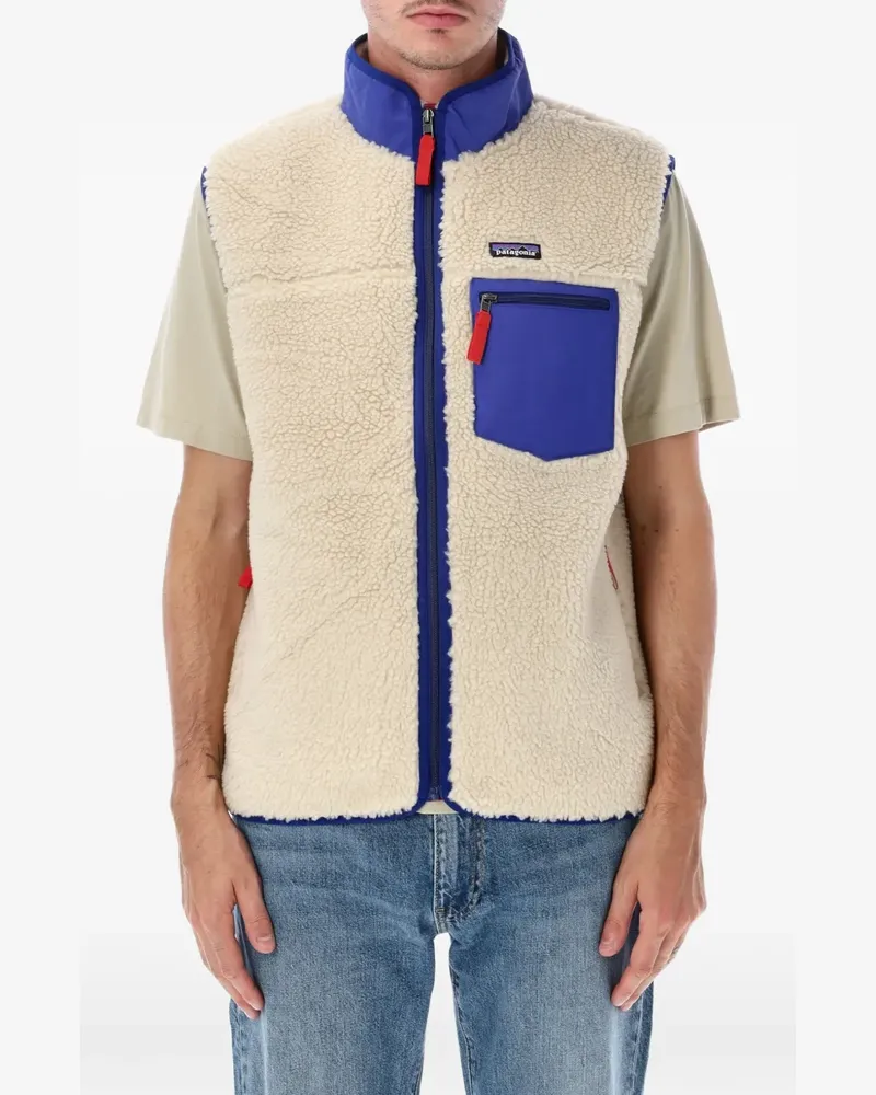 Patagonia Classic Retro-X® Fleeceweste mit Reißverschluss - Nude Nude