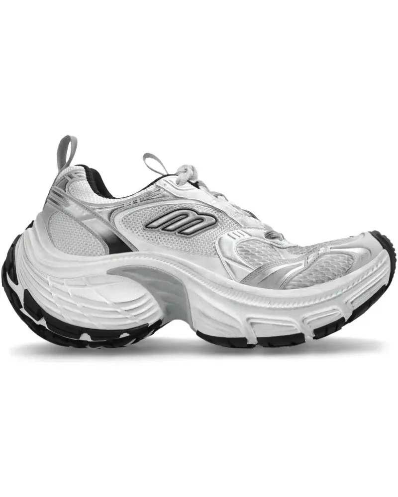 Balenciaga Sneakers mit Logo-Schild - Grau Grau