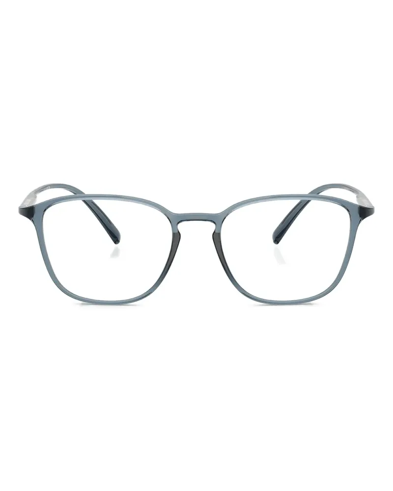 Giorgio Armani Brille mit eckigem Gestell - Blau Blau