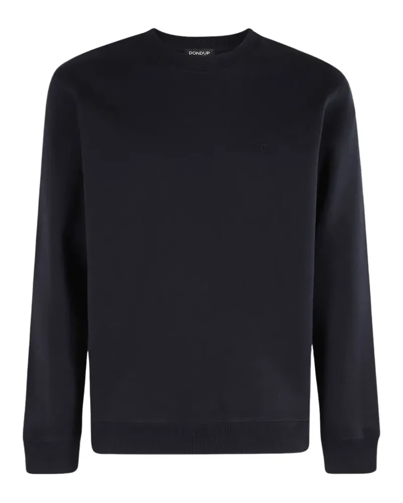 Dondup Sweatshirt mit Logo-Stickerei - Blau Blau