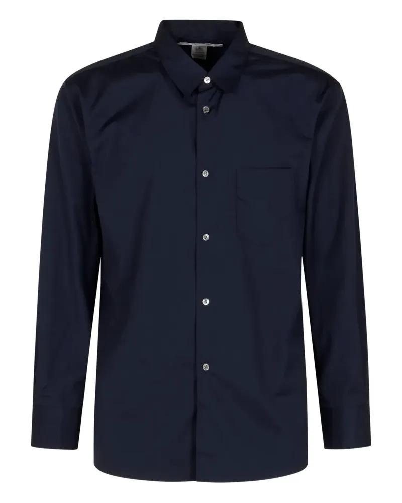 Comme des Garçons Langärmeliges Hemd - Blau Blau