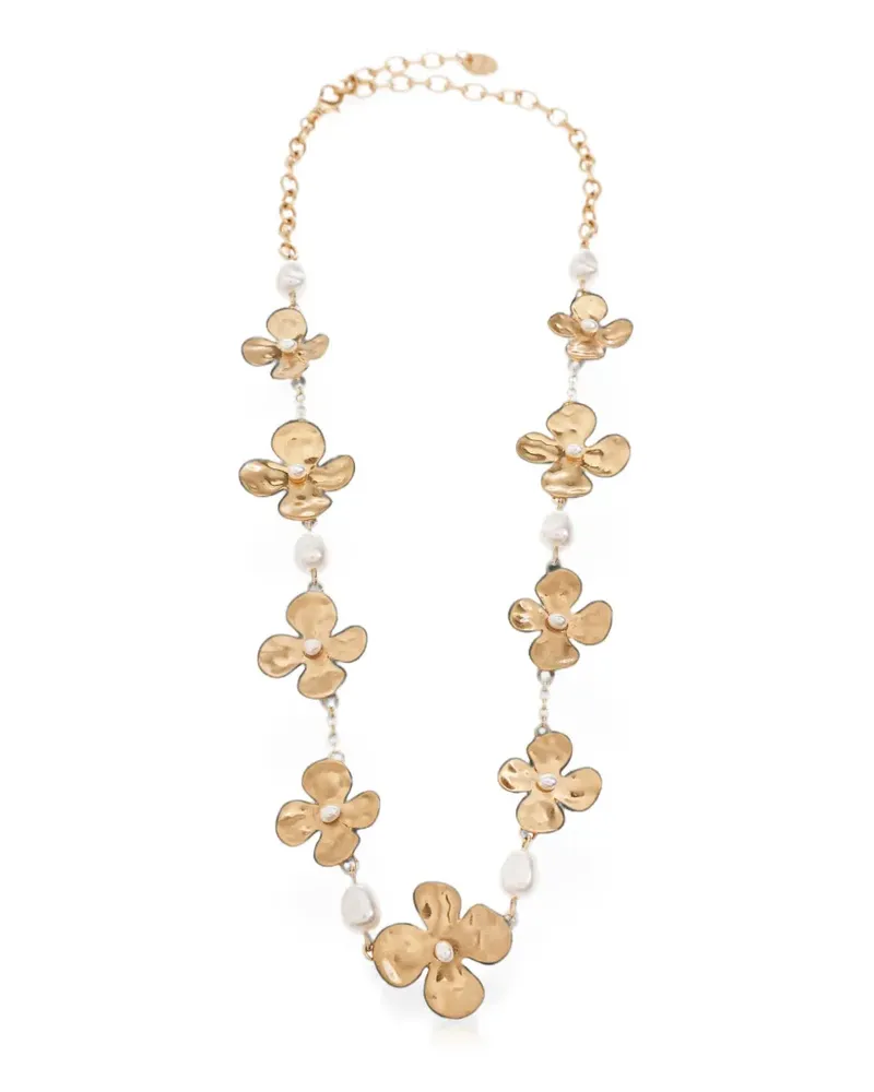Cult Gaia Lucky Halskette mit Kunstperlen - Gold Gold