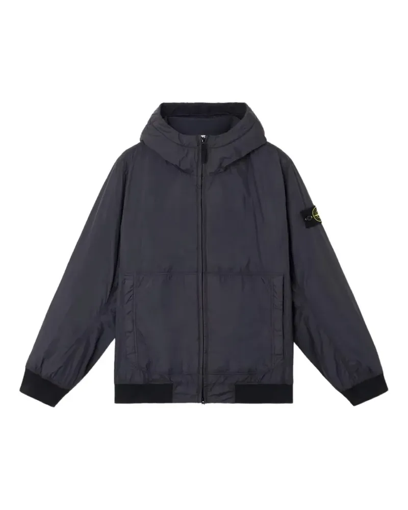 Stone Island Crinkle Reps Kapuzenjacke - Blau Blau