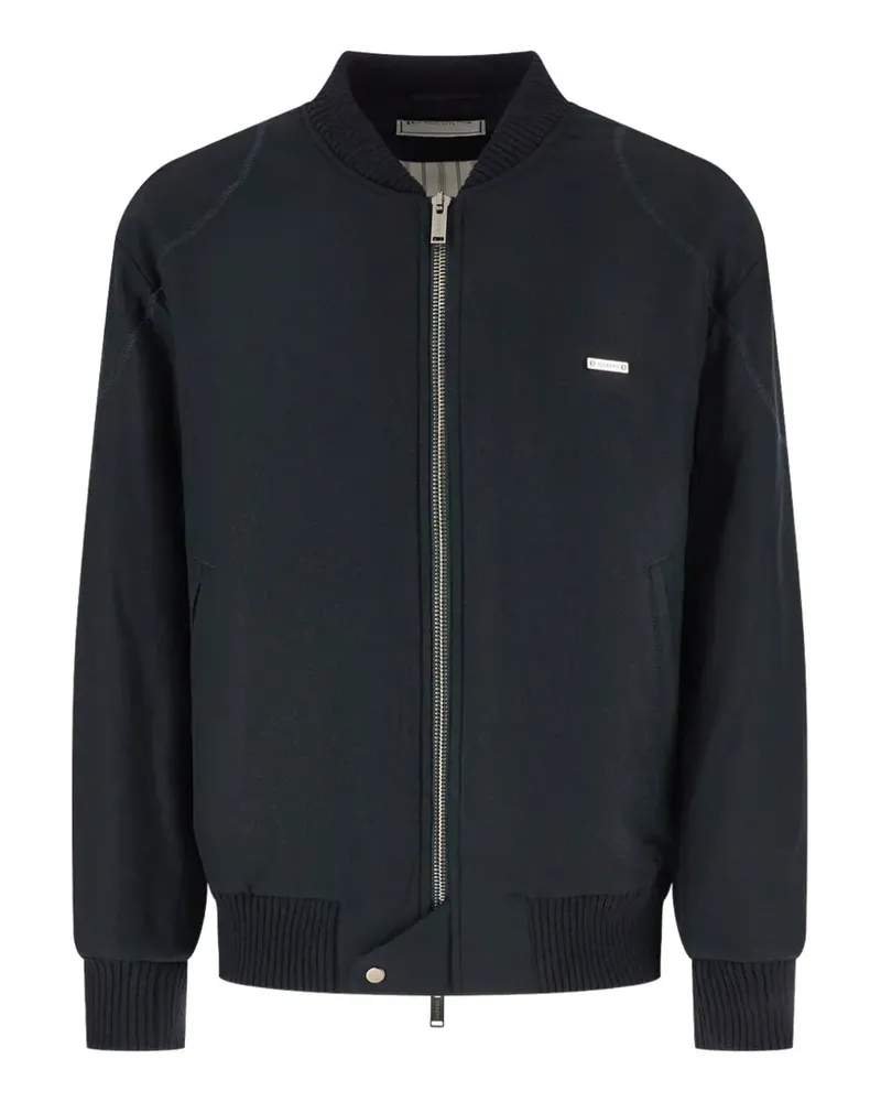 Iceberg Bomberjacke mit Logo-Schild - Blau Blau