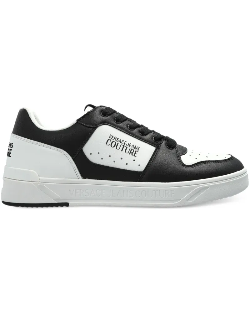 Versace Jeans Sneakers mit Logo-Print - Weiß Weiß
