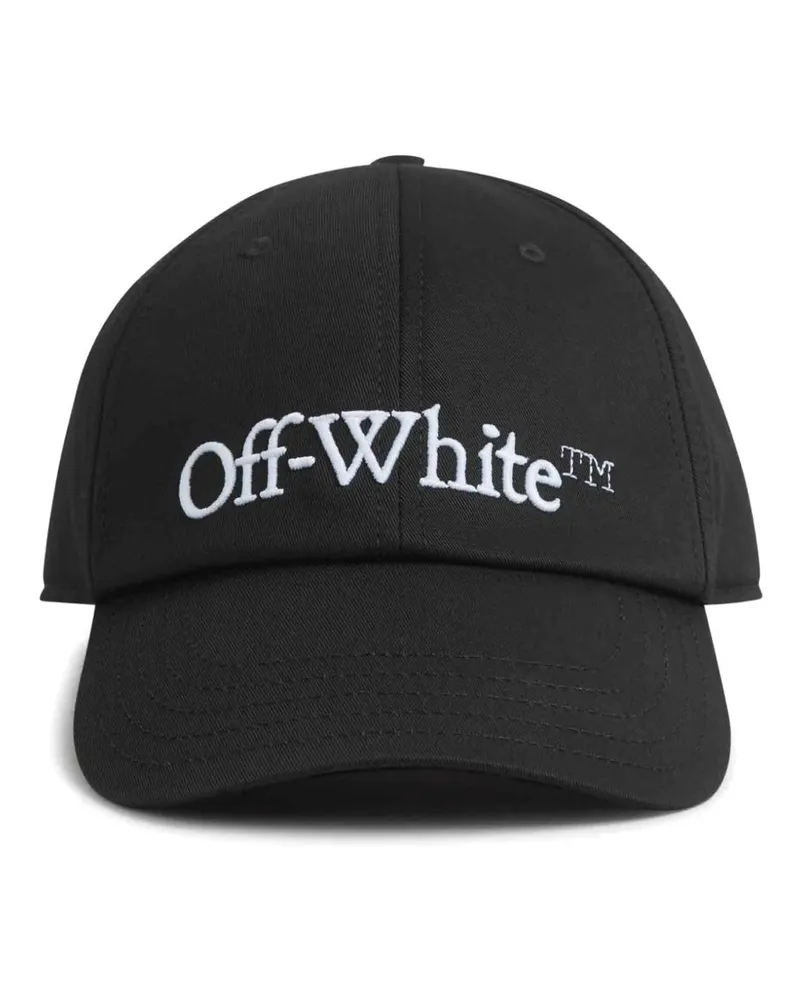 OFF-WHITE Bookish Baseballkappe - Schwarz Schwarz