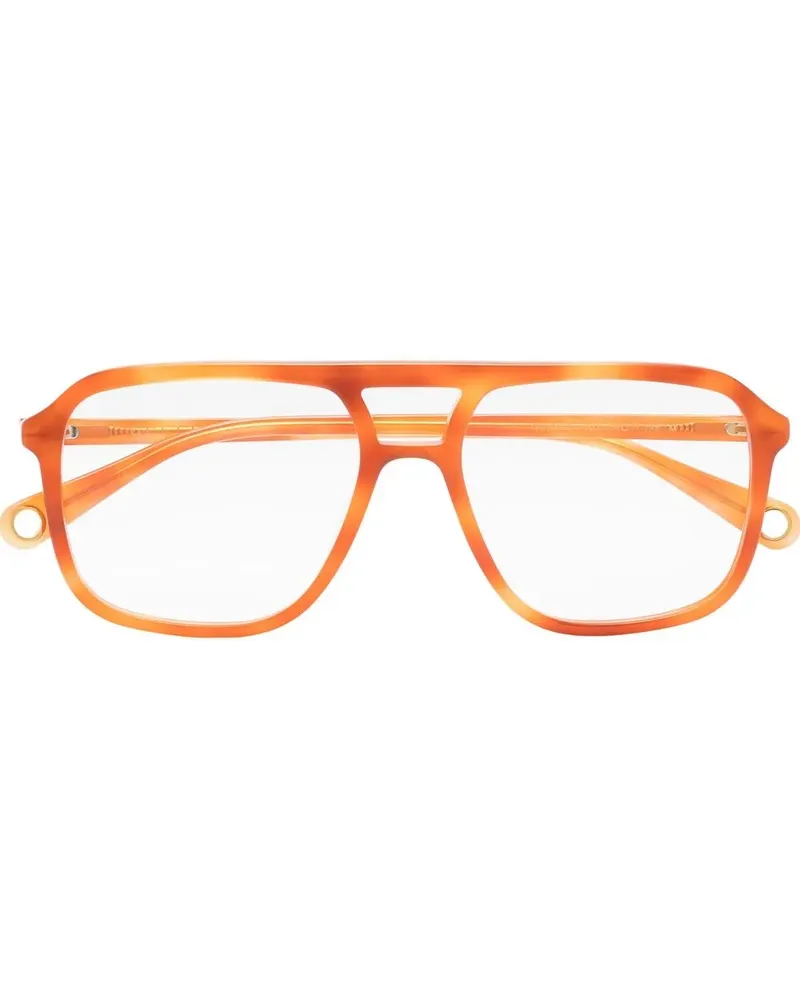 Gucci Klassische Pilotenbrille - Orange Orange