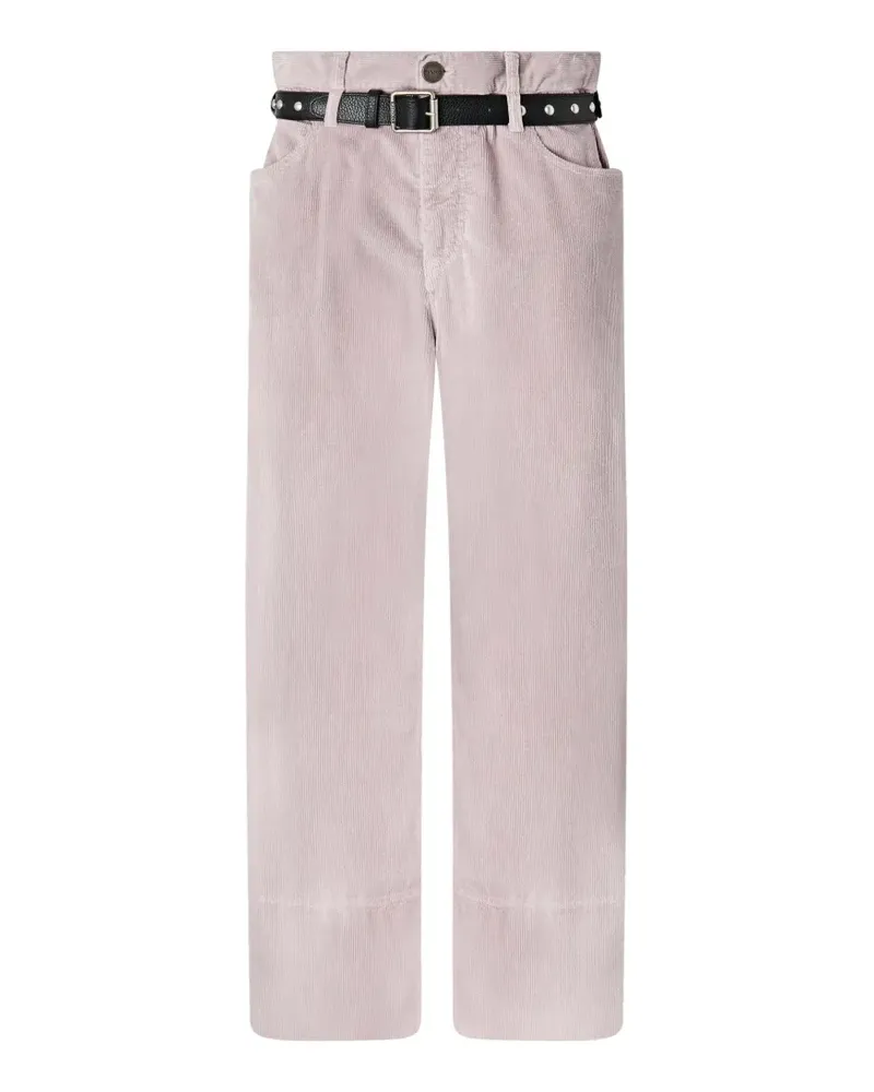 Pinko Cordhose mit Gürtel - Nude Nude