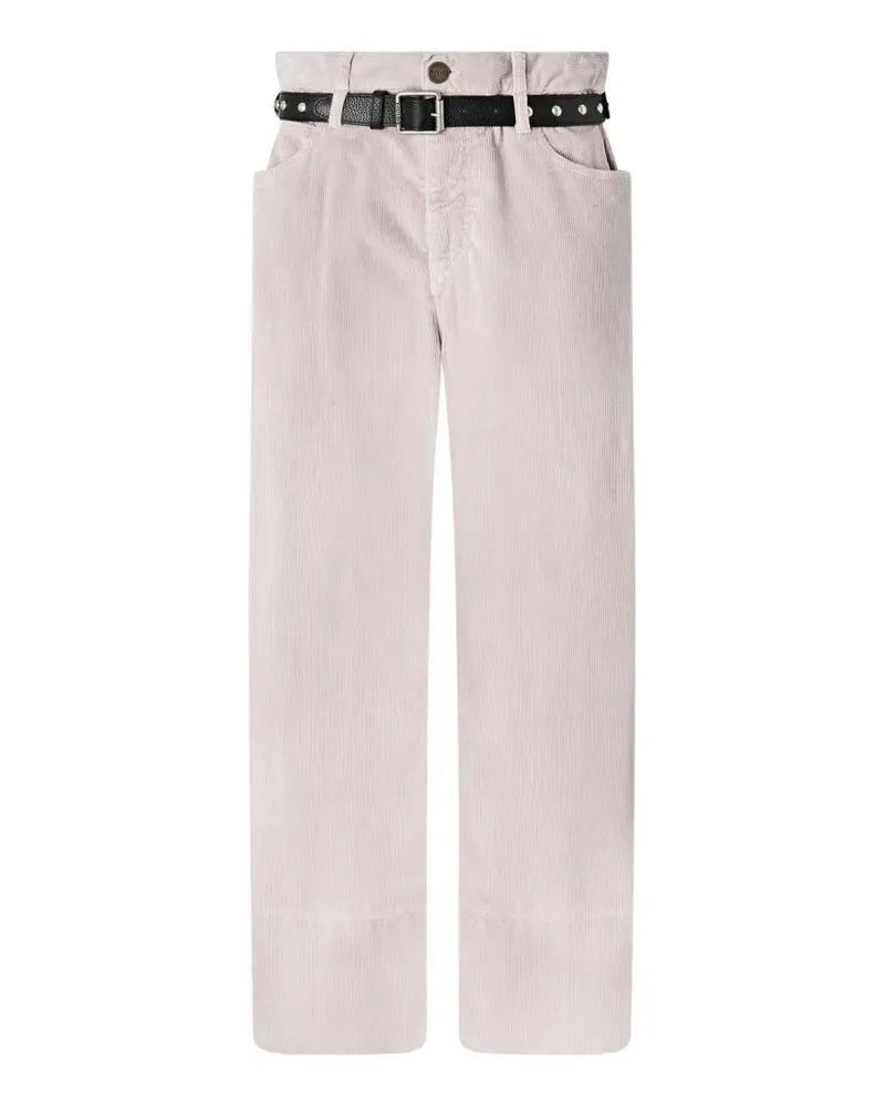Pinko Cordhose mit Gürtel - Nude Nude