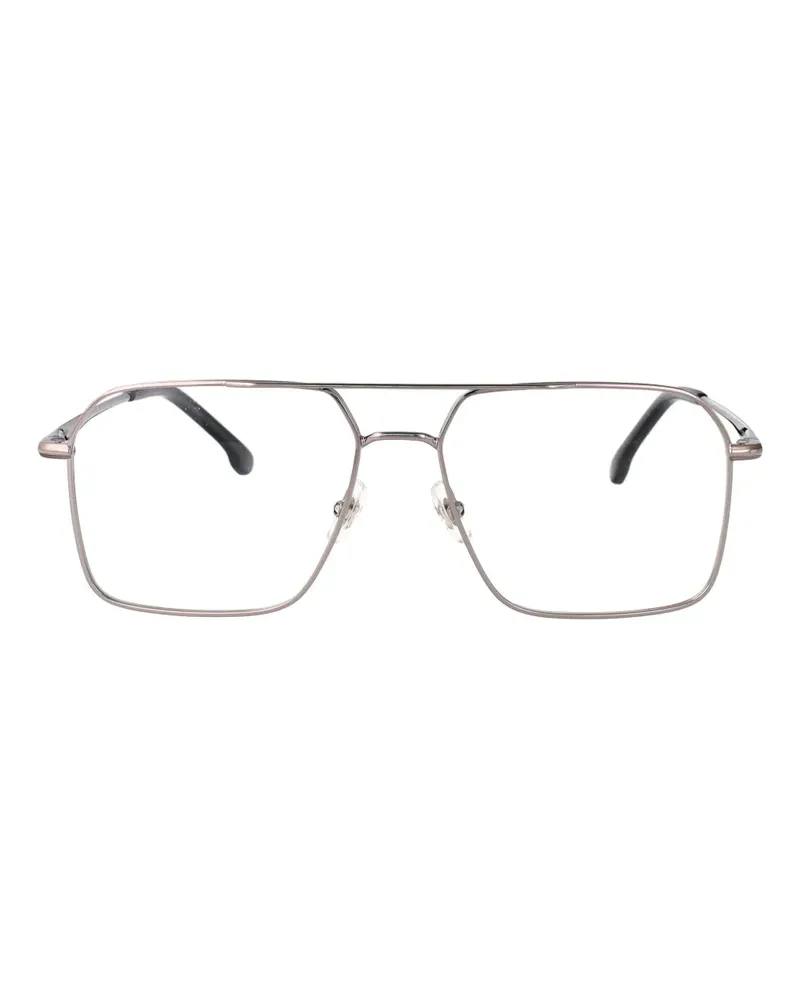 Carrera Brille mit eckigem Gestell - Silber Silber