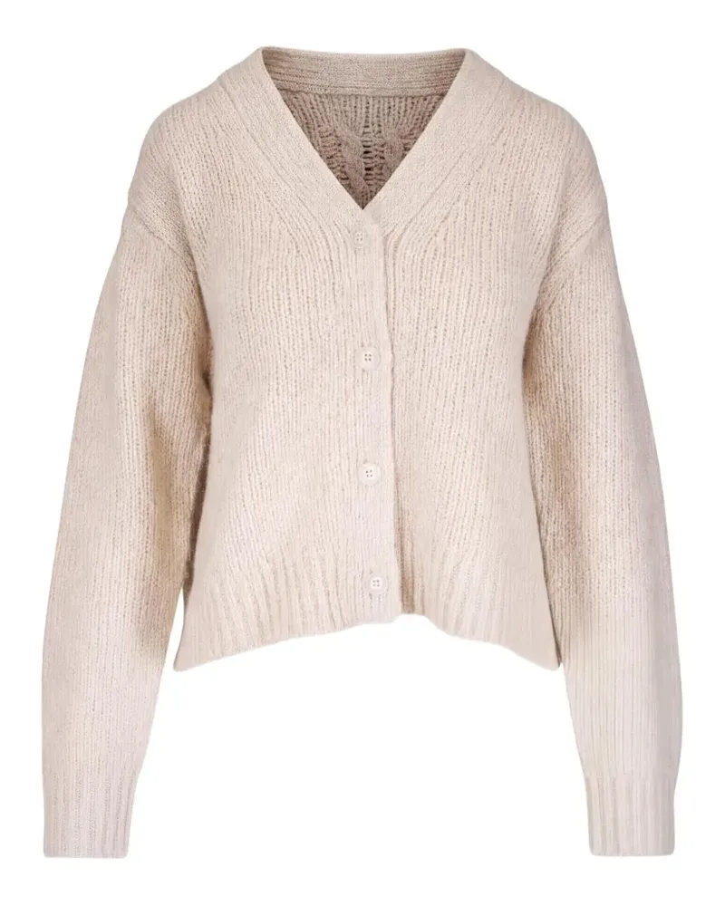 Nili Lotan Lorana Cardigan mit Zopfmuster - Nude Nude