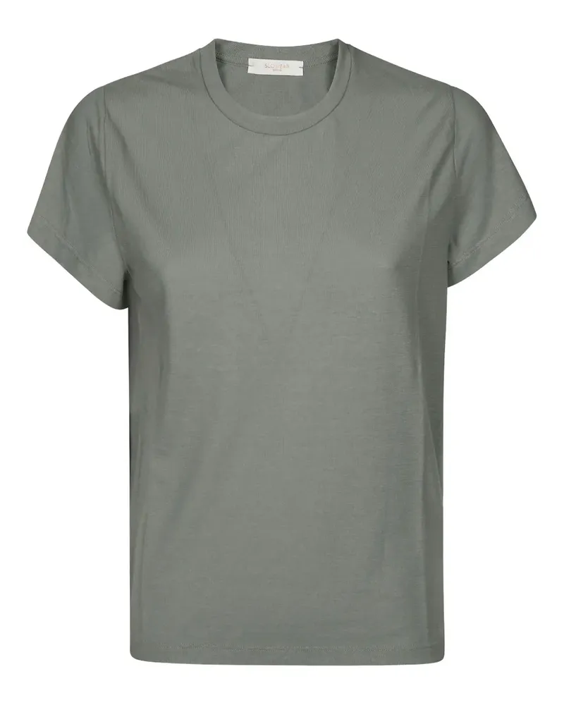 Incotex Fein gestricktes T-Shirt - Grün Grün