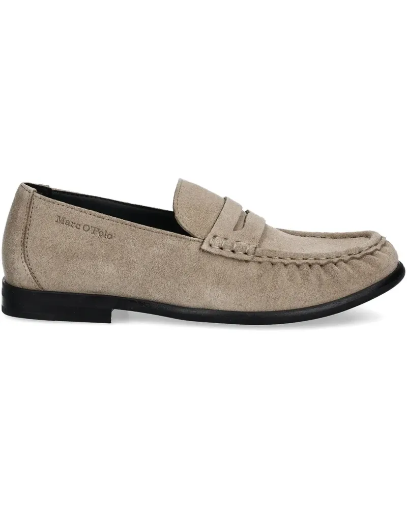 Marc O'Polo Penny-Loafer aus Wildleder - Grau Grau
