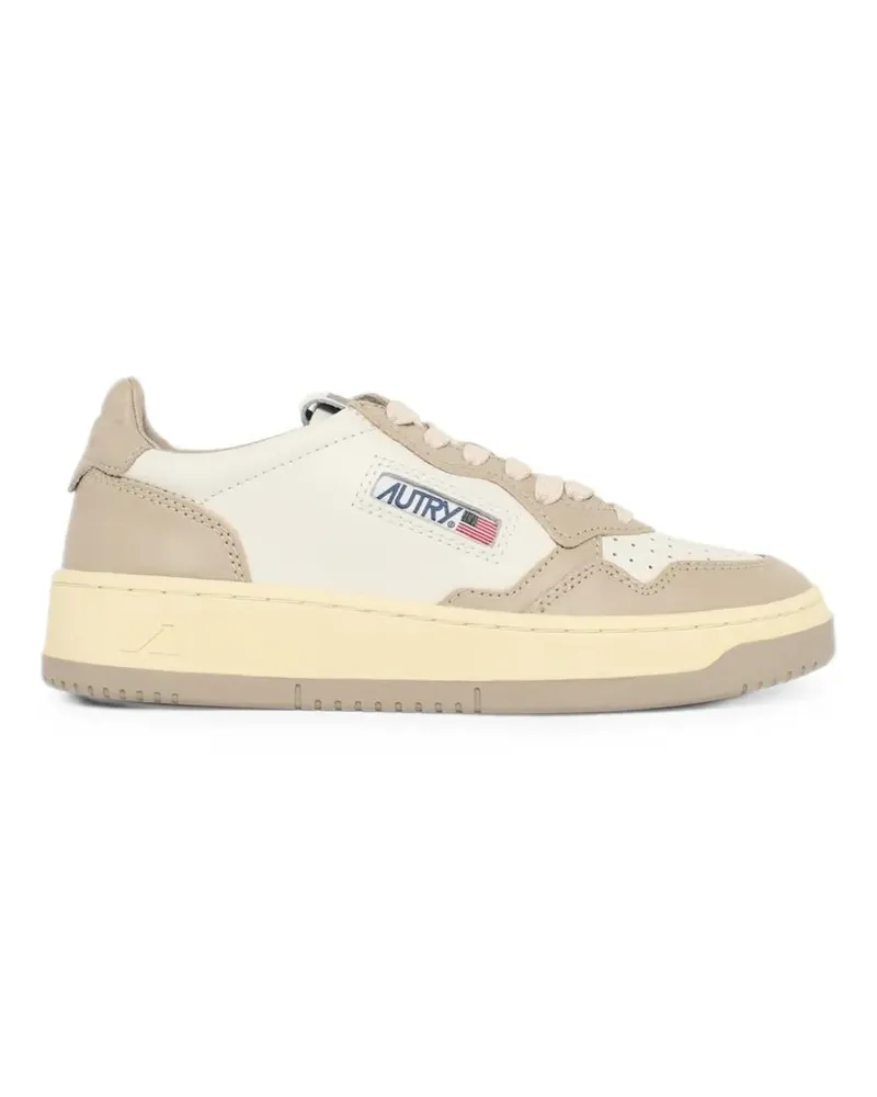 AUTRY Medalist color-block sneakers - Nude Nude
