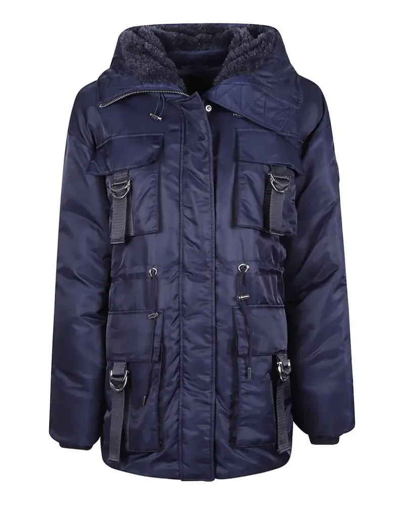 Pinko hooded padded coat - Blau Blau
