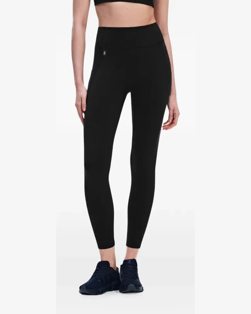 ON studio leggings 7/8 - Schwarz Schwarz