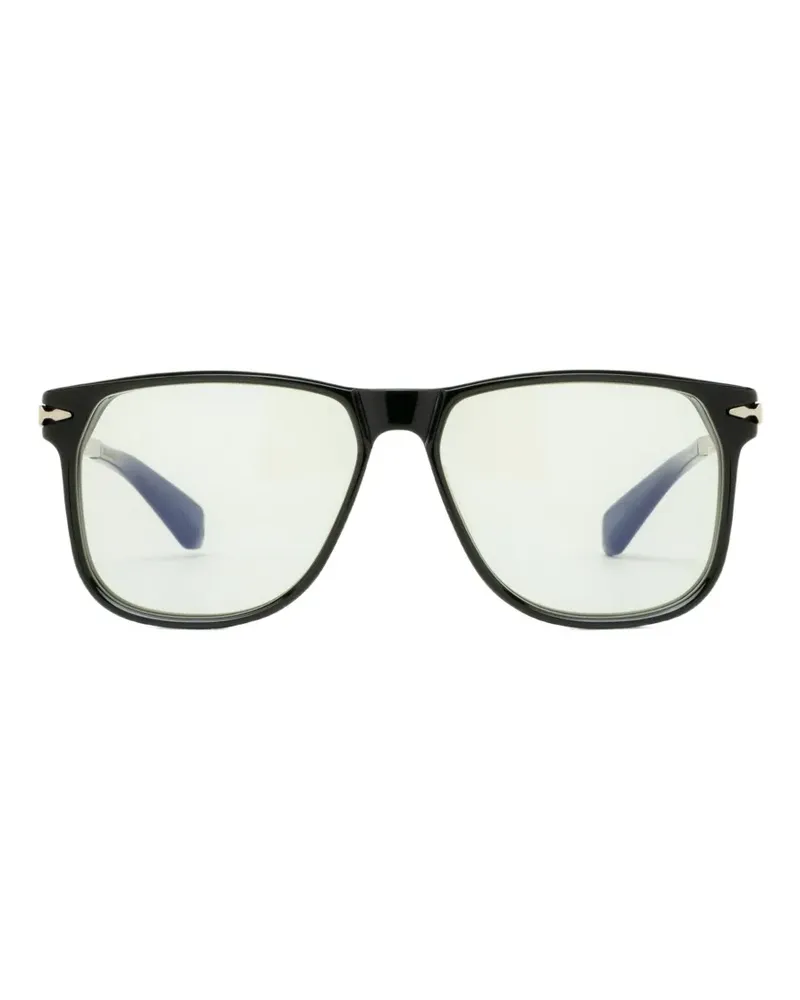 Jacques Marie Mage Kirkland Sonnenbrille mit Oversized-Gestell - Schwarz Schwarz