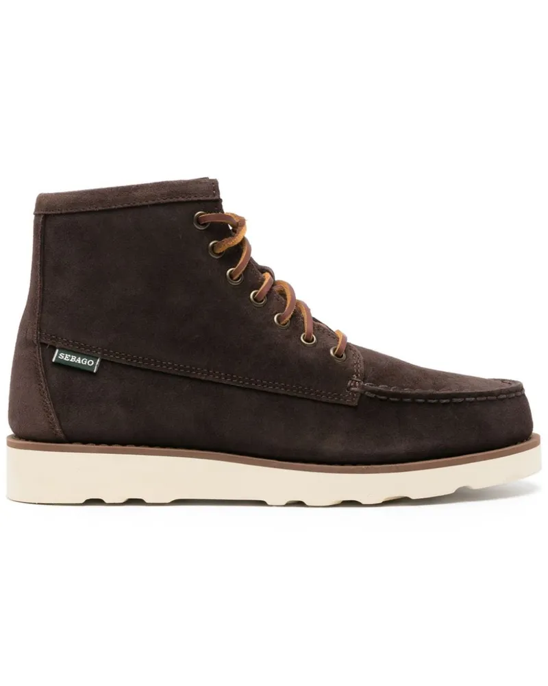 Sebago Schnürstiefel aus Wildleder - Braun Braun