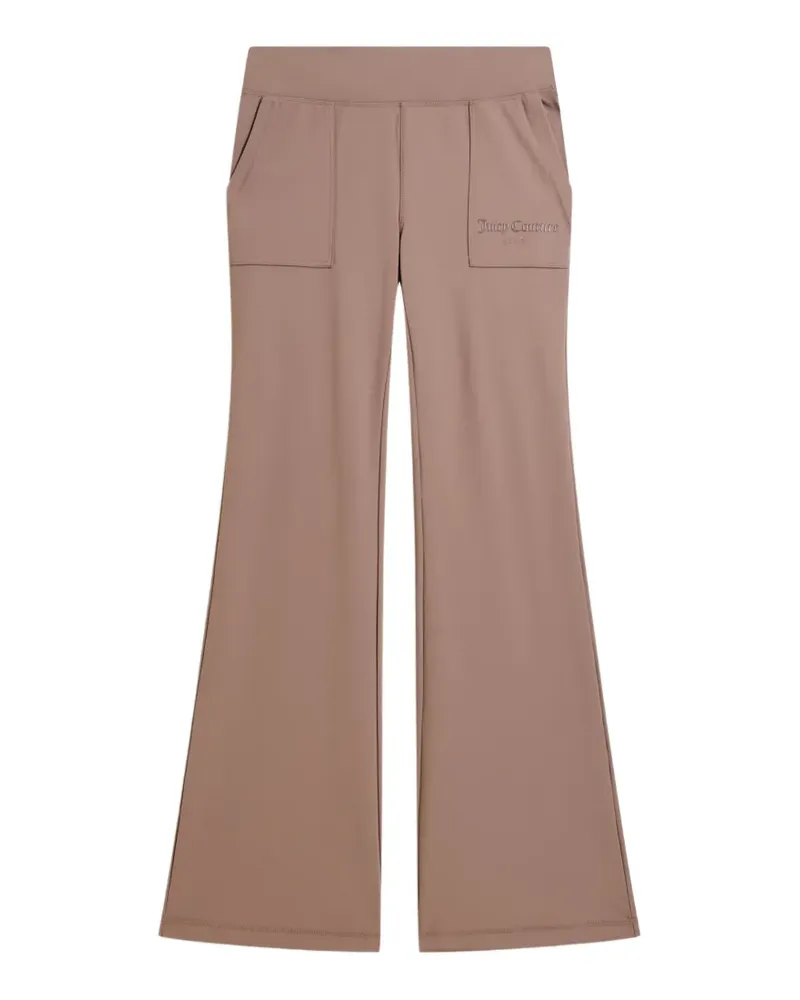 Juicy Couture Ausgestellte Jogginghose mit Logo-Print - Nude Nude