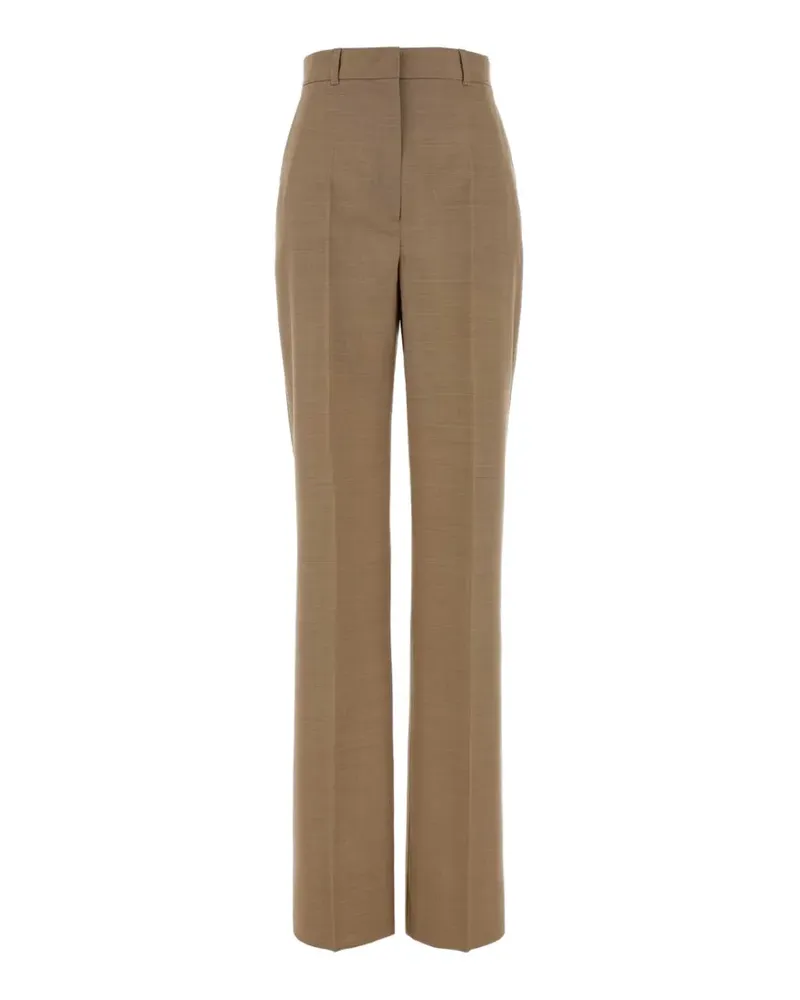 Max Mara Cambusa Hose aus Wolle - Nude Nude