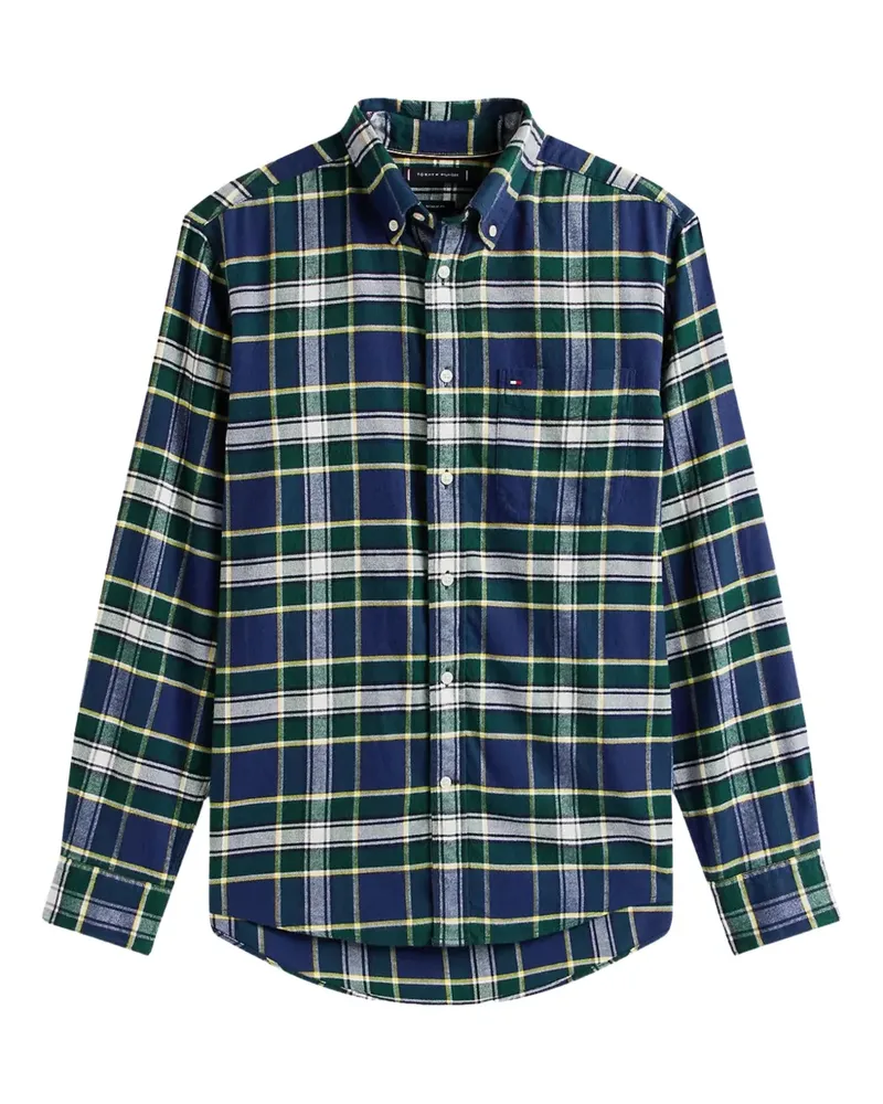 Tommy Hilfiger plaid pocket shirt - Blau Blau