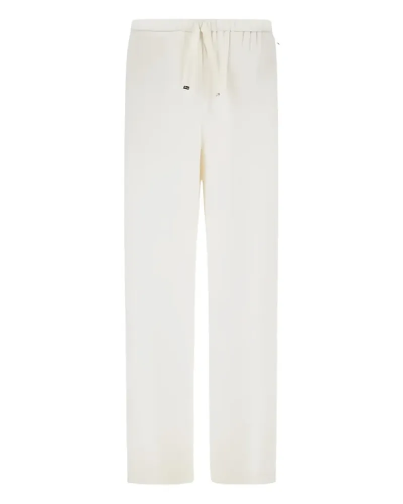 Herno Hose mit Kordelzug - Weiß Weiß