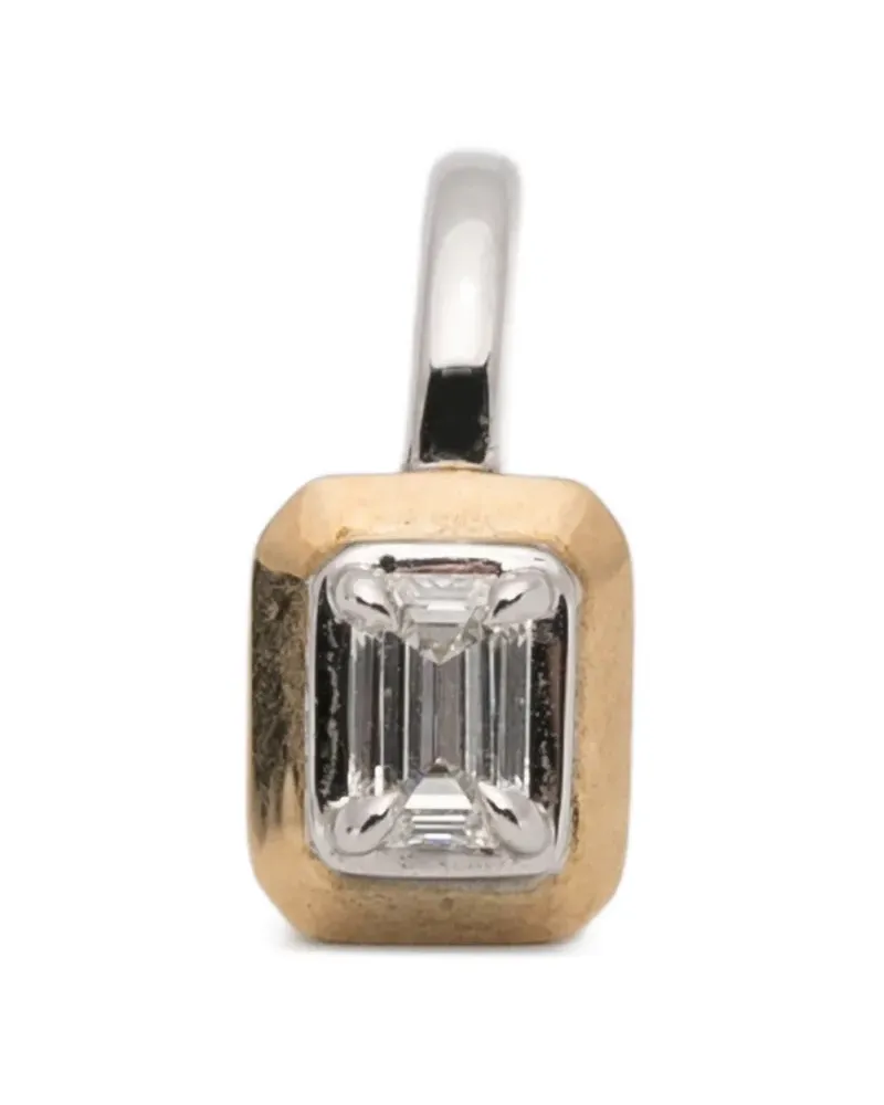 Rainbow K diamond earrings - Silber Silber