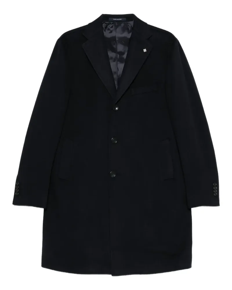 Tagliatore Einreihiger Mantel - Schwarz Schwarz