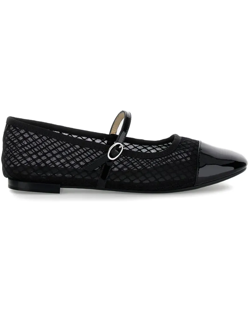 Repetto Ballerinas aus Mesh - Schwarz Schwarz