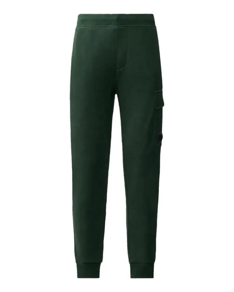 C.P. Company diagonal raised fleece Lens sweatpants - Grün Grün