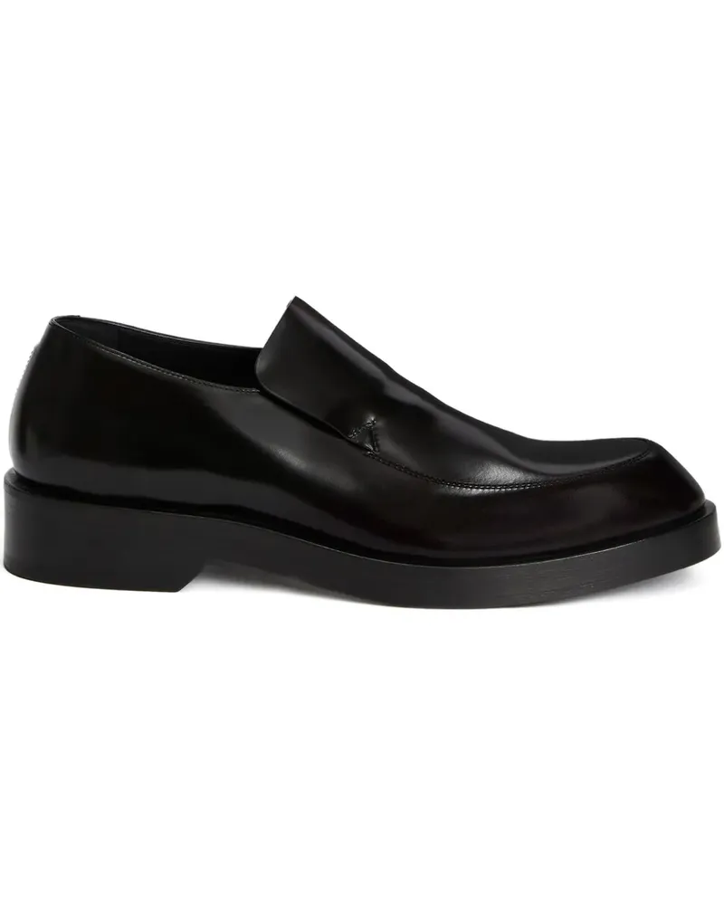 Jil Sander Loafer mit runder Kappe - Schwarz Schwarz