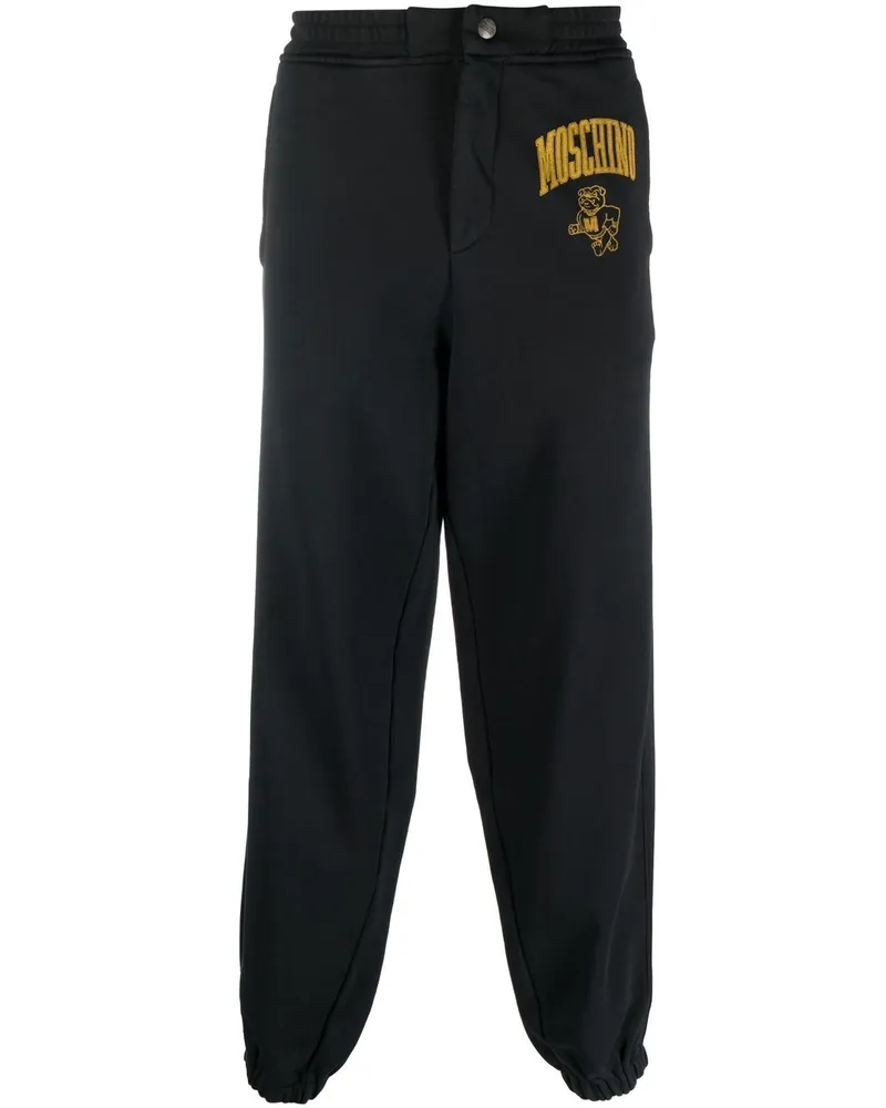 Moschino Jogginghose mit Logo-Print - Schwarz Schwarz