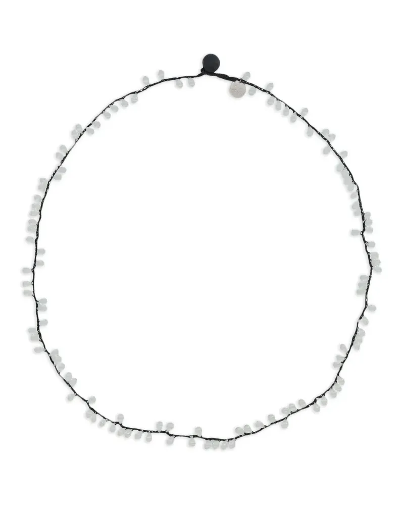 Maria Calderara beaded-effect necklace - Schwarz Schwarz