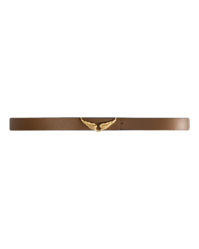 Zadig & Voltaire Wendbarer Rock Gürtel 30mm - Braun Braun