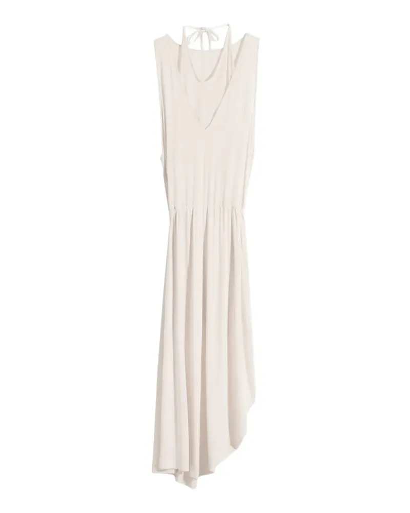 Christophe Lemaire Drapiertes Kleid im asymmetrischen Look - Nude Nude