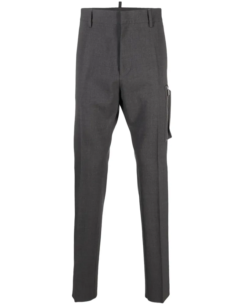 Dsquared2 Cargohose im Tailoring-Look - Grau Grau