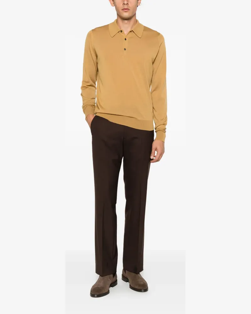 John Smedley Dorset merino wool sweater - Gelb Gelb