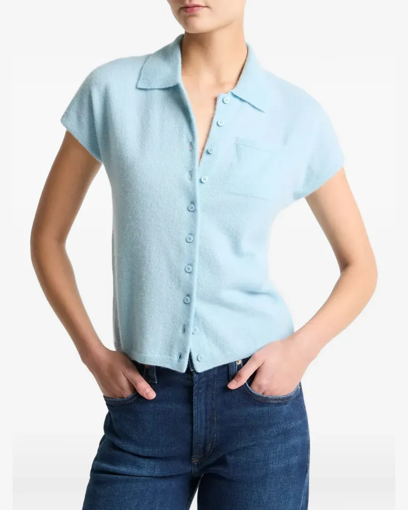 Vince button shirt - Blau Blau