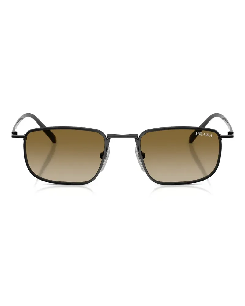 Prada rectangular-frame sunglasses - Schwarz Schwarz