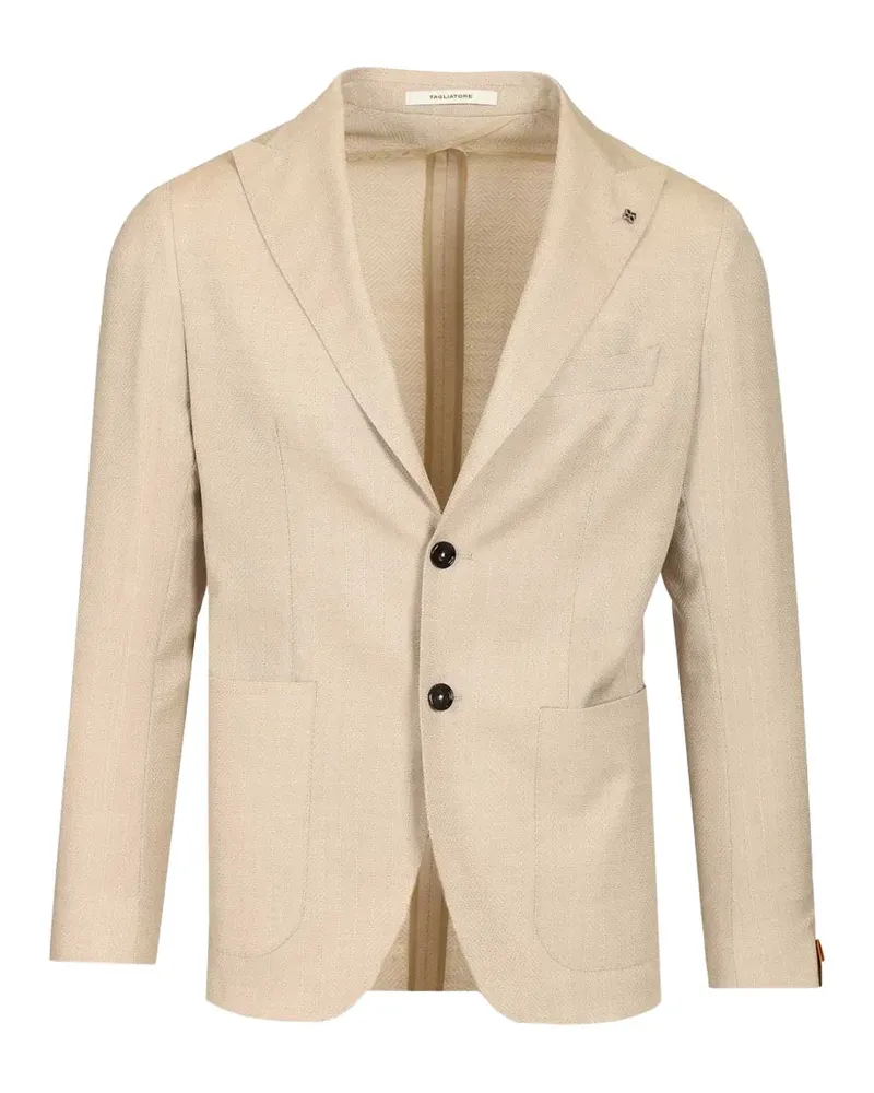 Tagliatore MonteCarlo single-breasted blazer - Nude Nude