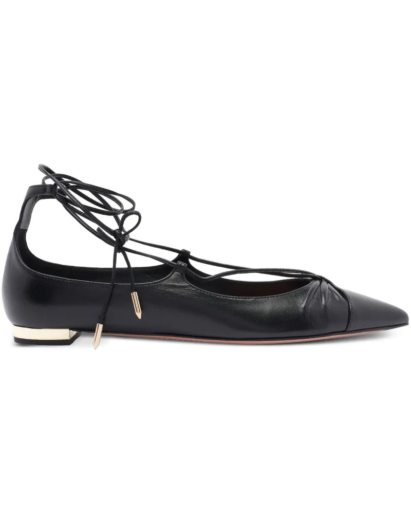 Aquazzura Gabi Ballerinas - Schwarz Schwarz