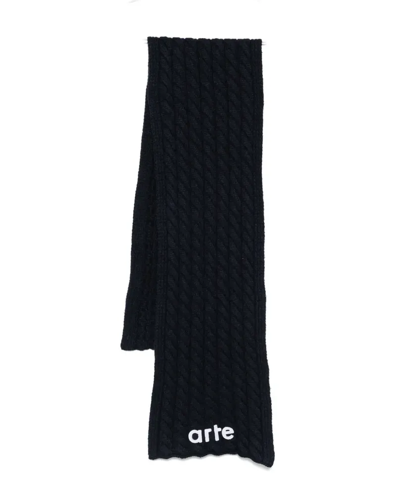 Arte Antwerp cable-knit scarf - Blau Blau