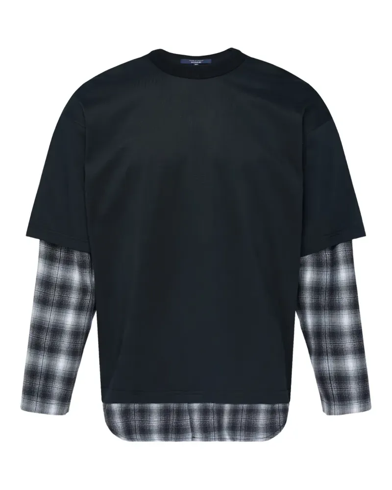 Comme des Garçons Rock im Layering-Look - Schwarz Schwarz