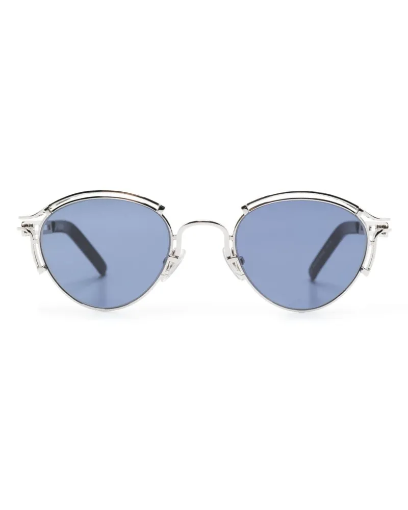 Jean Paul Gaultier Sonnenbrille mit rundem Gestell - Grau Grau