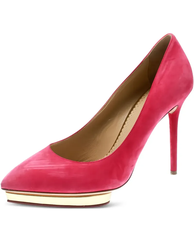 Charlotte Olympia Pre-owned Dotty Plateau-Pumps 110mm - Rosa Rosa
