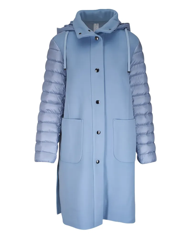 Bogner Kapuzenmantel mit wattierten Ärmeln - Blau Blau